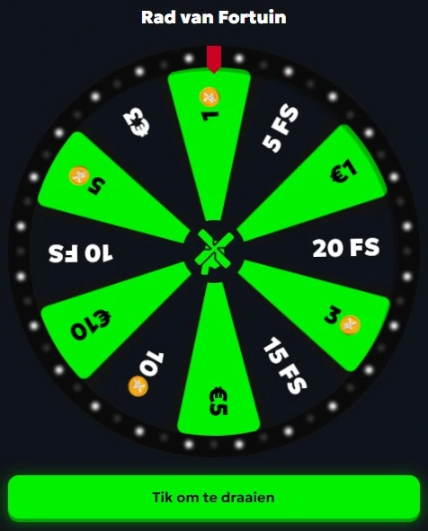 SpinMills Bonus Fortune Wheel